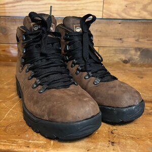 New Earth Shoe Leather Hiking Boots Women's 9.5